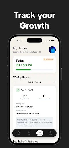 I-download ang Footwork: Soccer Training App – AI Coach para sa Pinoy - Screenshot 5