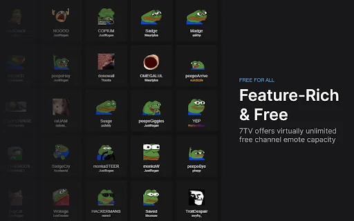 I-download ang 7TV Para sa Twitch at YouTube – Pinakamahusay na Emotes - Screenshot 2