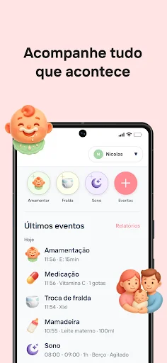 I-download ang Nona – Assistente para Bebês: Gabay sa Pagtulog - Screenshot 2