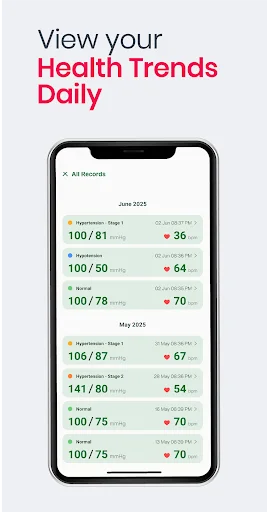 Blood Pressure App: BP Logger – I-download ang Pinakamahusay na Tracker - Screenshot 8