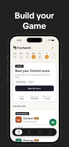I-download ang Footwork: Soccer Training App – AI Coach para sa Pinoy - Screenshot 1