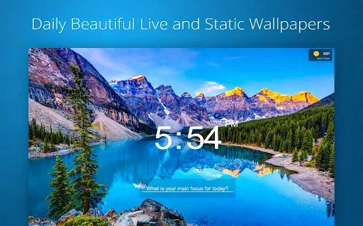 Live Start Page: Gawing Animated ang Iyong New Tab nang Libre - Screenshot 1