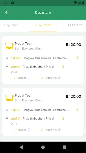 I-download ang Prayat Tour: Pinakamabilis na Booking ng Bus Tickets - Screenshot 3