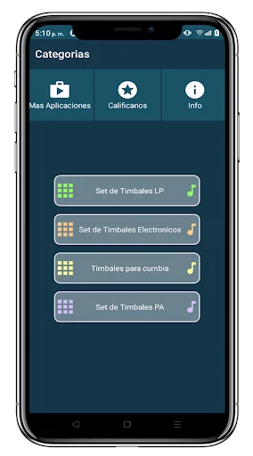 I-download ang Timbales Cumbia: Pinakamahusay na Percussion App - Screenshot 16