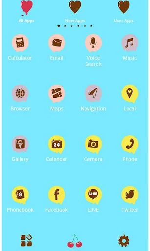 I-download ang Theme-I Scream for Ice Cream! – Cute na Tema para sa Android - Screenshot 3