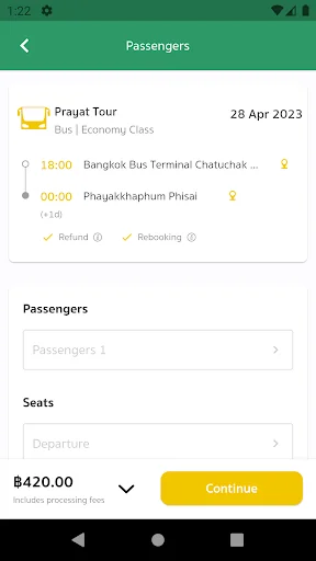 I-download ang Prayat Tour: Pinakamabilis na Booking ng Bus Tickets - Screenshot 4