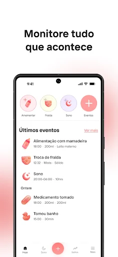 I-download ang Nona – Assistente para Bebês: Gabay sa Pagtulog - Screenshot 7