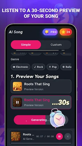 Download 3B Music AI Pinakamahusay na AI Song Generator – Libre - Screenshot 5