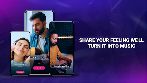 Download 3B Music AI Pinakamahusay na AI Song Generator – Libre - Screenshot 1