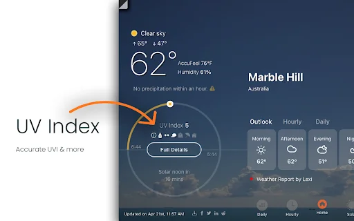 I-download ang UV Weather – Tumpak na Real-time Weather Forecast - Screenshot 3