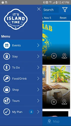I-download ang Visit Galveston App – Gabay sa Iyong Bakasyon - Screenshot 1