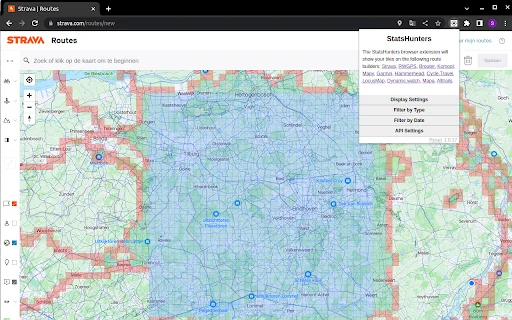 I-download ang StatsHunters Chrome Extension – Tilehunting sa Strava - Screenshot 2