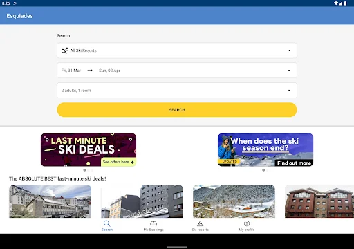 I-download ang Esquiades.com – Ski at Hotels para sa Bakasyon - Screenshot 17
