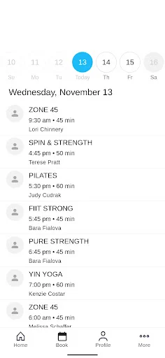 I-download ang Big Sky Fitness App – Mag-book ng Class Ngayon - Screenshot 2