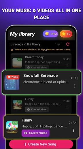 Download 3B Music AI Pinakamahusay na AI Song Generator – Libre - Screenshot 7