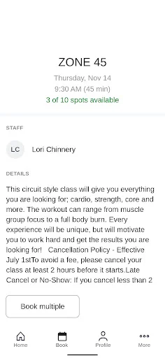 I-download ang Big Sky Fitness App – Mag-book ng Class Ngayon - Screenshot 3