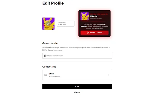 Ibalik ang Netflix Profile Icons – Netflix Profile Icon Restorer - Screenshot 2