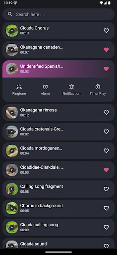 Download Cicada Sounds App – Pinakamahusay na Nature Ringtones - Screenshot 2