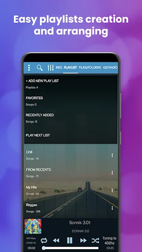 I-download ang 432 Player APK: Patugtugin ang Musika sa 432Hz/528Hz - Screenshot 5
