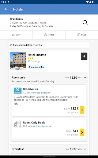 I-download ang Esquiades.com – Ski at Hotels para sa Bakasyon - Screenshot 10