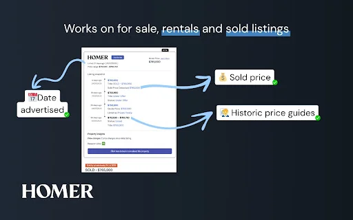 Homer Property Search: Kunin ang Data ng Real Estate sa Australia - Screenshot 3
