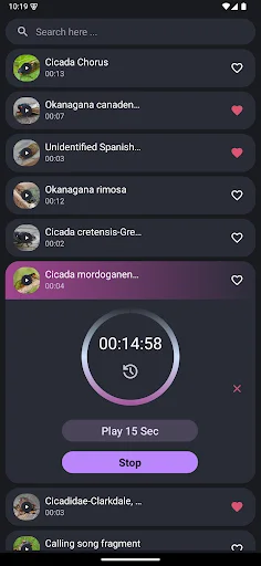 Download Cicada Sounds App – Pinakamahusay na Nature Ringtones - Screenshot 3