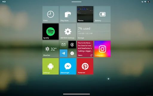 I-download ang METROV Launcher – Damhin ang Metro UI nang Libre - Screenshot 9