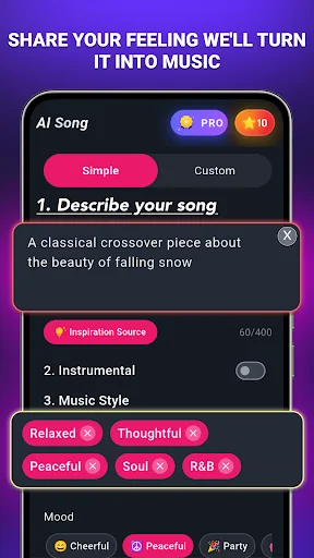 Download 3B Music AI Pinakamahusay na AI Song Generator – Libre - Screenshot 4