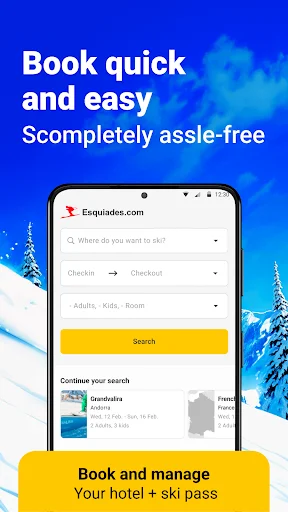 I-download ang Esquiades.com – Ski at Hotels para sa Bakasyon - Screenshot 2