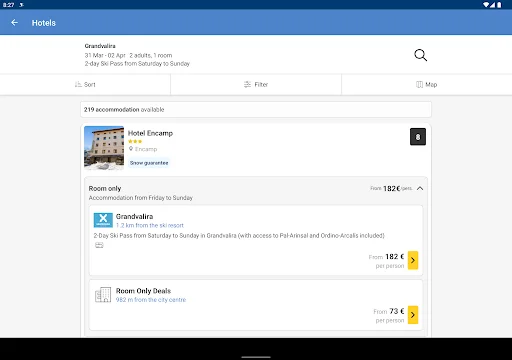 I-download ang Esquiades.com – Ski at Hotels para sa Bakasyon - Screenshot 18