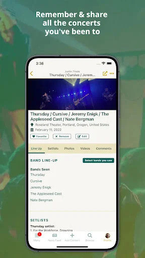 I-download ang Concert Archives – Subaybayan ang Iyong Concert History - Screenshot 3