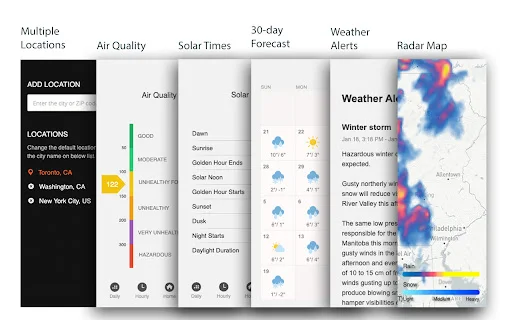 I-download ang UV Weather – Tumpak na Real-time Weather Forecast - Screenshot 4