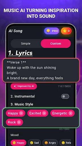 Download 3B Music AI Pinakamahusay na AI Song Generator – Libre - Screenshot 3