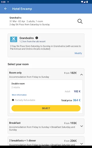 I-download ang Esquiades.com – Ski at Hotels para sa Bakasyon - Screenshot 13
