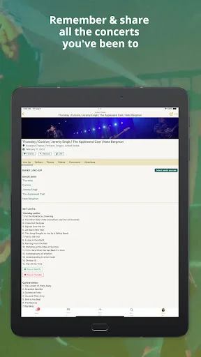 I-download ang Concert Archives – Subaybayan ang Iyong Concert History - Screenshot 17
