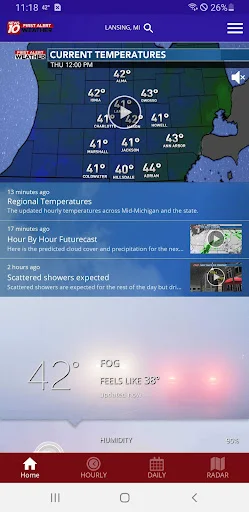 I-download ang WILX First Alert Weather – Tumpak na Ulat Panahon - Screenshot 1