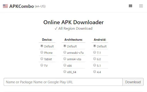 APKCombo Downloader: I-download ang mga Android App at Game nang Mabilis - Screenshot 1