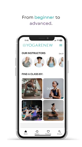 I-download ang YogaRenew App – Pinakamahusay na Yoga Classes Online - Screenshot 14