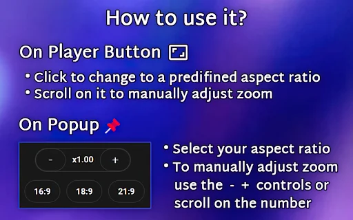 Zoom to Fill – Alisin ang Black Bars sa Video sa Ultrawide - Screenshot 3