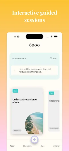 I-download ang 6000 thoughts: AI Life Coach para sa Mental Health - Screenshot 7