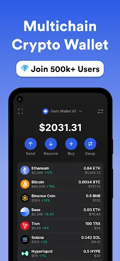 I-download ang Gem Wallet: Ligtas na Crypto Wallet para sa Lahat - Screenshot 4