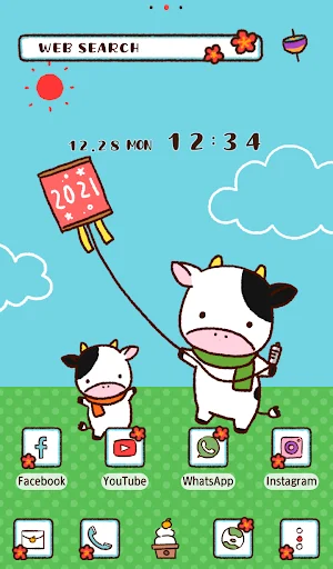 I-download ang Year of the Ox Theme – Cute na Zodiac Art Libre - Screenshot 5