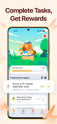 I-download ang CapyCare: Daily Routine at Habit Tracker App - Screenshot 2