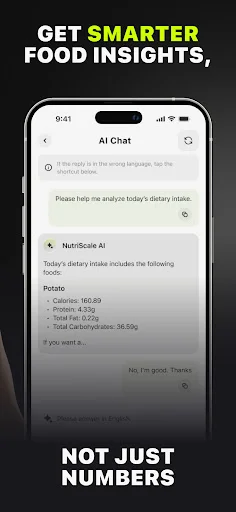 I-download ang NutriScale AI – Calorie Tracker App Para sa Kalusugan - Screenshot 3