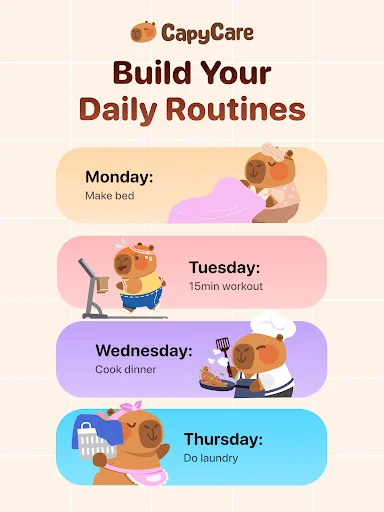 I-download ang CapyCare: Daily Routine at Habit Tracker App - Screenshot 9