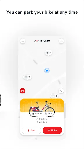 I-download ang Veturilo App: Madaling Pag-arkila ng Bisikleta sa Warsaw - Screenshot 5