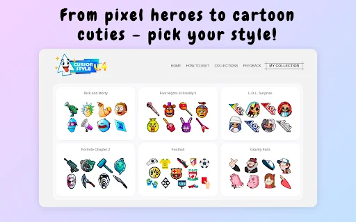 I-download ang Cursor Style para sa Chrome – Custom Mouse Cursors - Screenshot 3