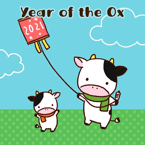 I-download ang Year of the Ox Theme – Cute na Zodiac Art Libre