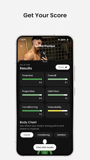 I-download ang Rate My Physique – Subaybayan ang Iyong Katawan - Screenshot 2