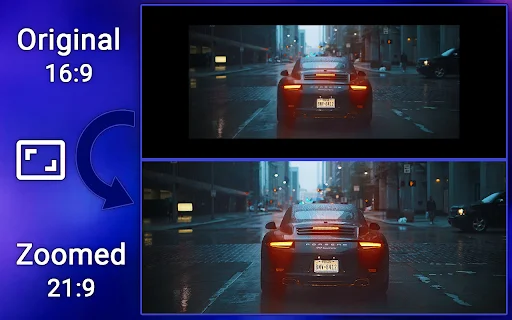 Zoom to Fill – Alisin ang Black Bars sa Video sa Ultrawide - Screenshot 2